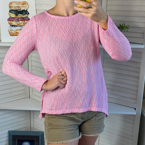 Chelsea & Theodore Tops - Chelsea & Theodore pink long sleeve top